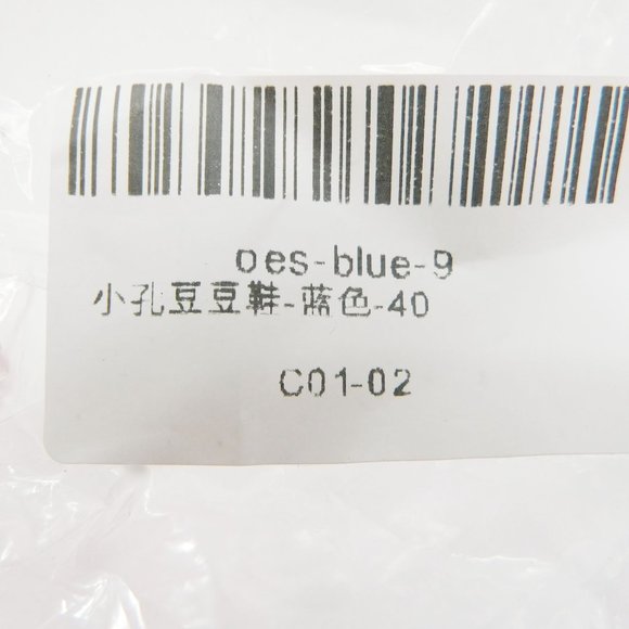 New Womens Blue Leather Breathable Support Flat Shoe / Toe Sandal Size 8.5 - 9 W - Picture 9 of 9